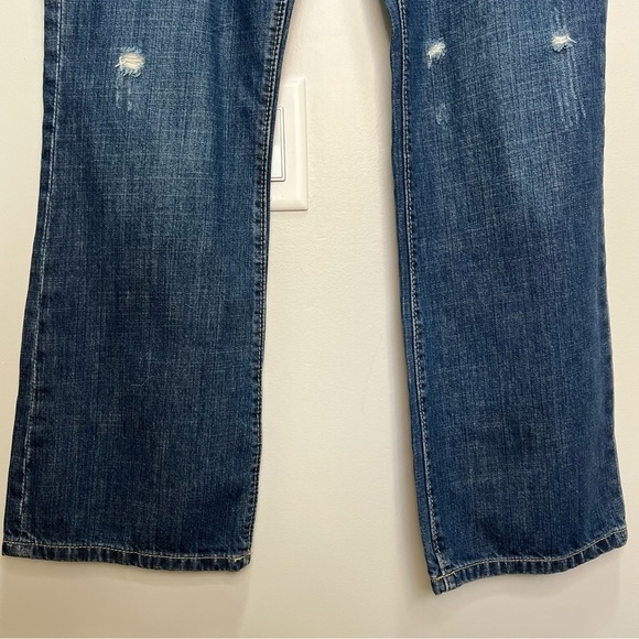 American Eagle Blue Bootcut Jeans Size 14 Denim Casual - Picture 6 of 12